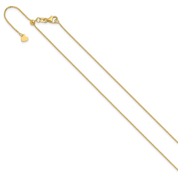 Gold 1.2mm Cable Chain, 22" - Chain - Design Jewellers Edmonton
