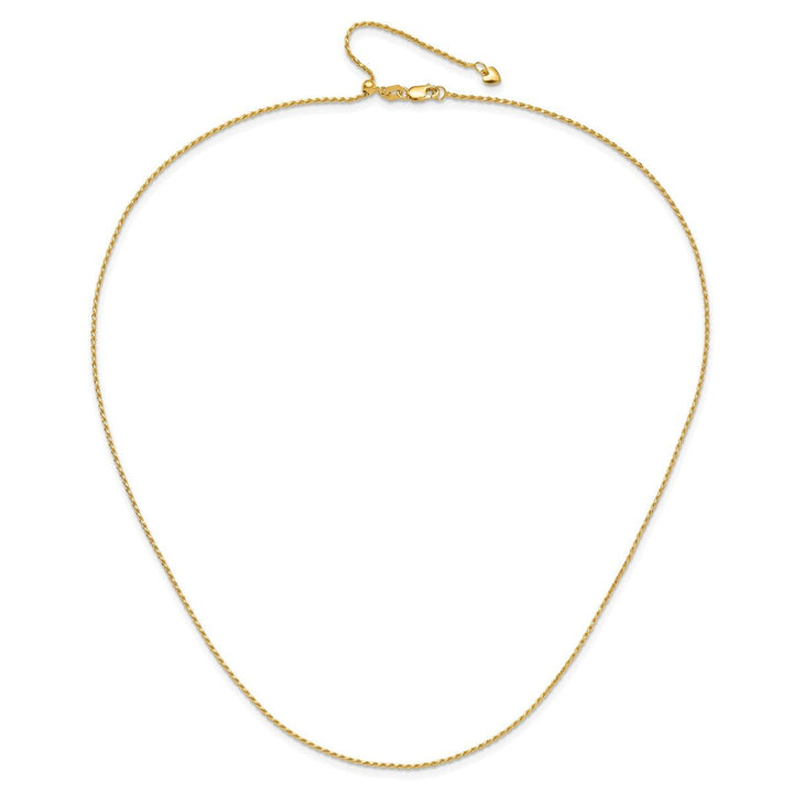 Gold 1.2mm Rope Chain, 22" - Chain - Design Jewellers Edmonton