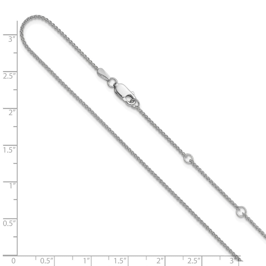 Gold 1.2mm Spiga (Wheat) Chain, 16