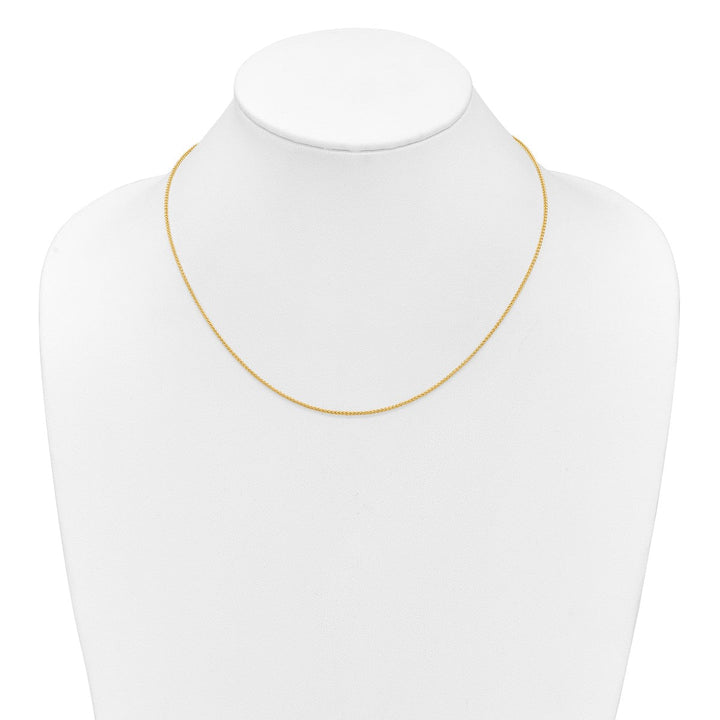 Gold 1.2mm Spiga (Wheat) Chain, 16" - Chain - Design Jewellers Edmonton