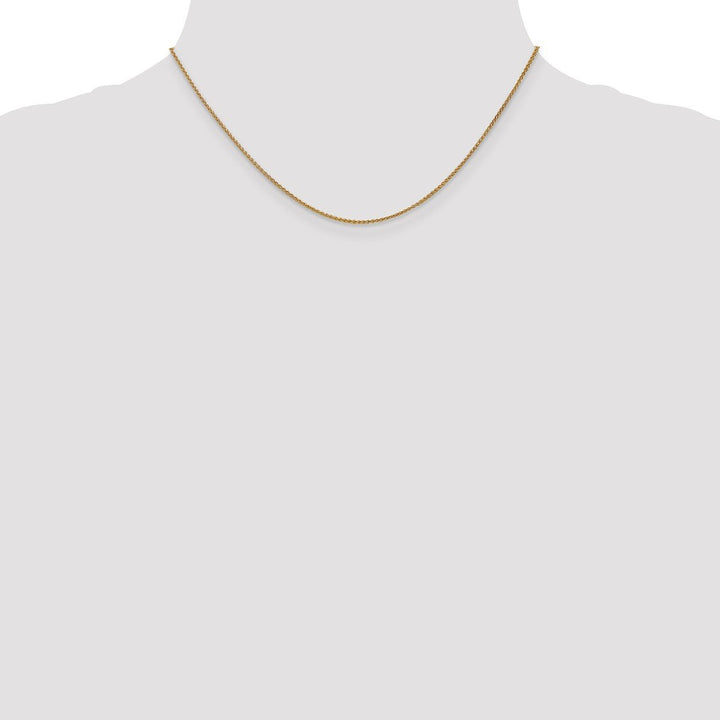 Gold 1.2mm Spiga (Wheat) Chain, 16" - Chain - Design Jewellers Edmonton