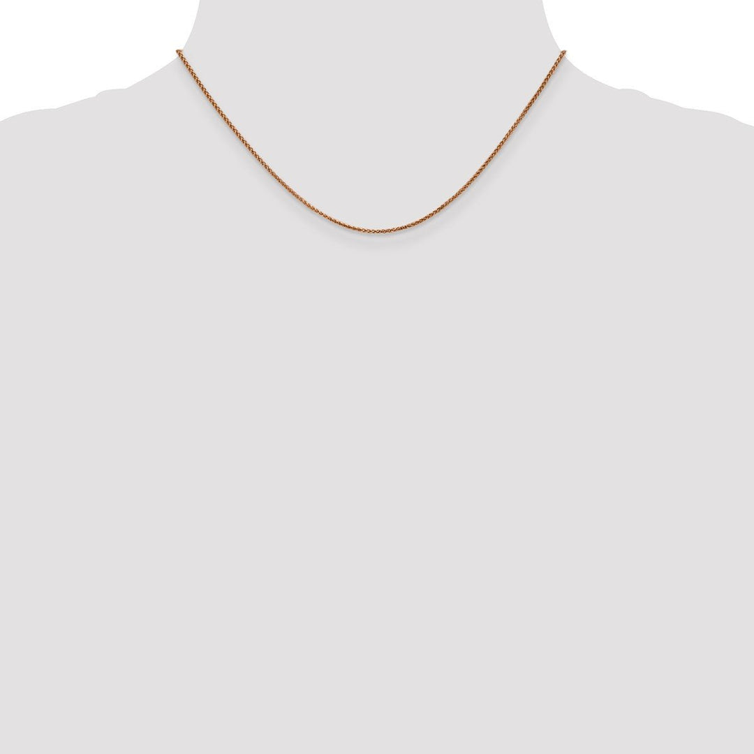 Gold 1.2mm Spiga (Wheat) Chain, 16