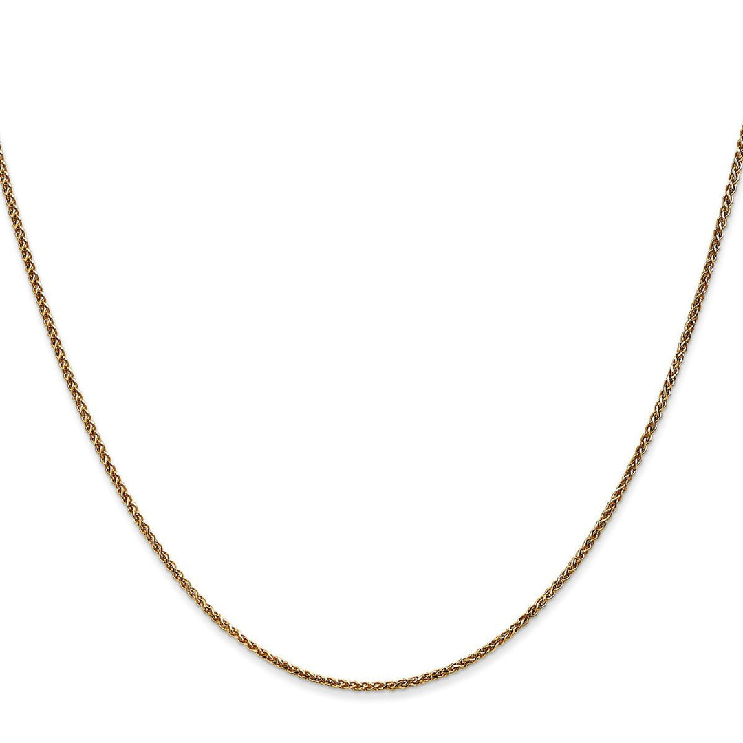 Gold 1.2mm Spiga (Wheat) Chain, 20