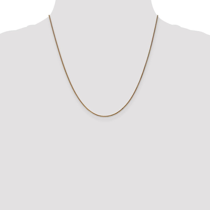 Gold 1.2mm Spiga (Wheat) Chain, 20" - Chain - Design Jewellers Edmonton