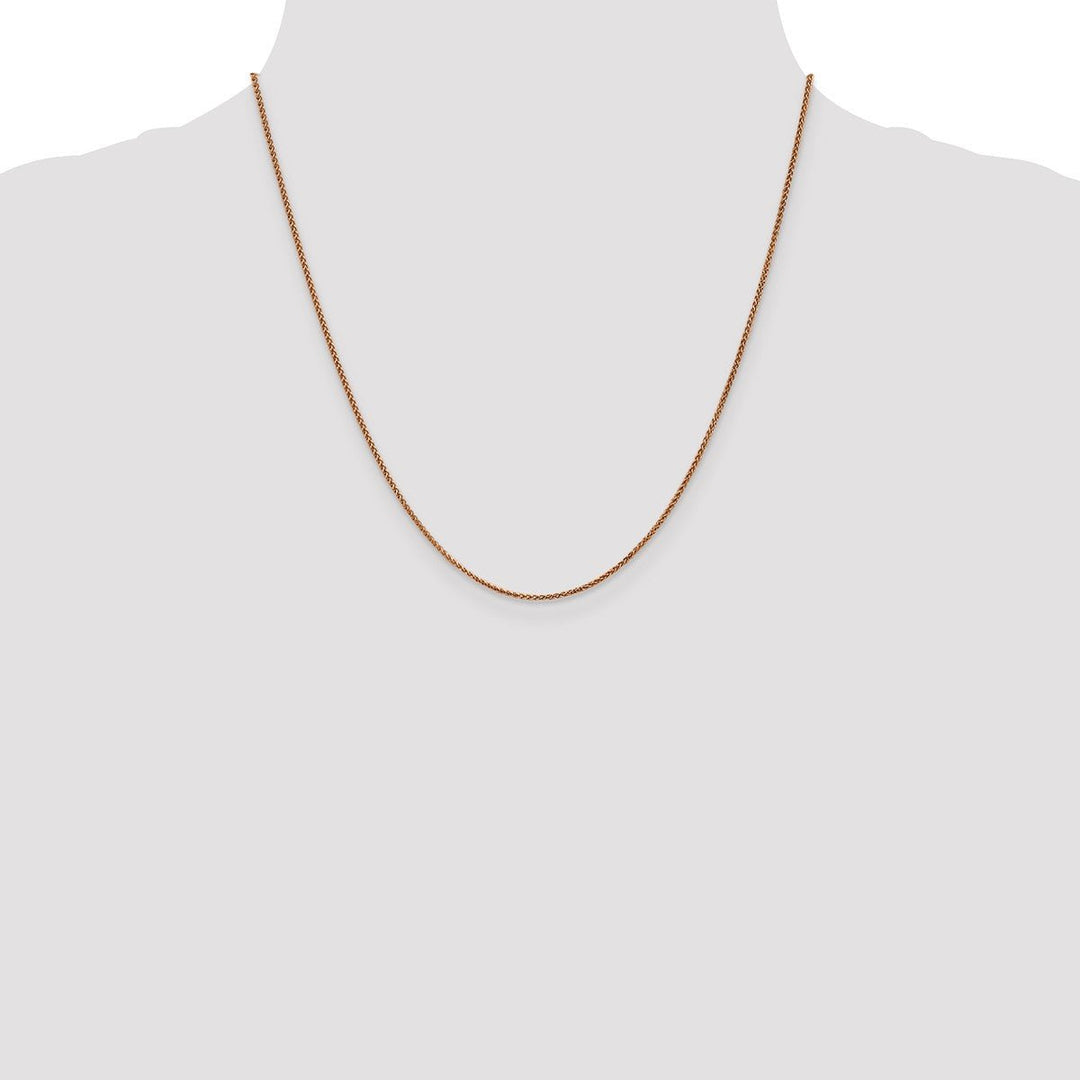 Gold 1.2mm Spiga (Wheat) Chain, 20