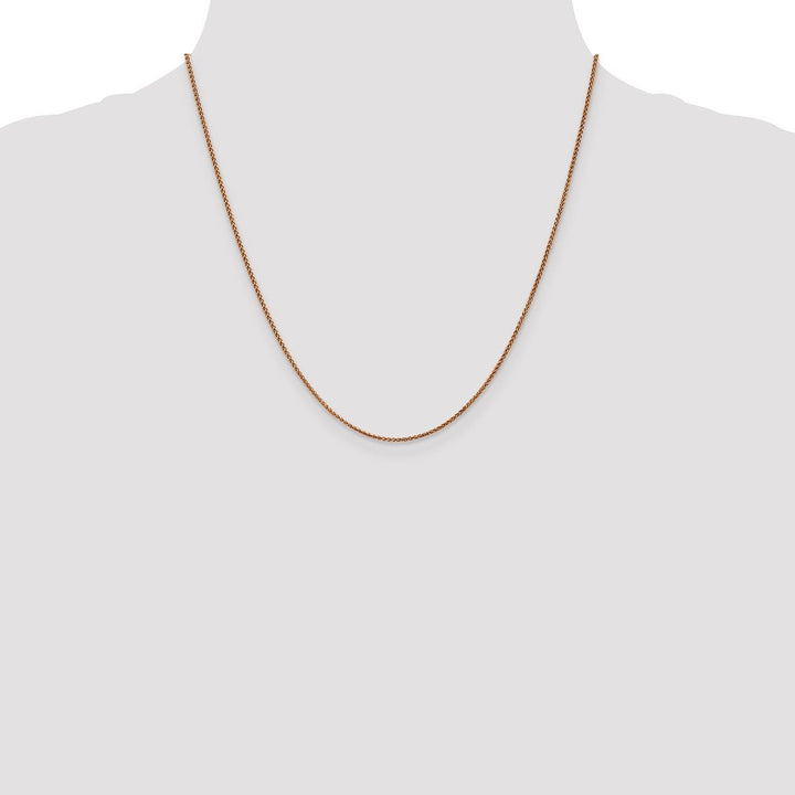 Gold 1.2mm Spiga (Wheat) Chain, 20" - Chain - Design Jewellers Edmonton