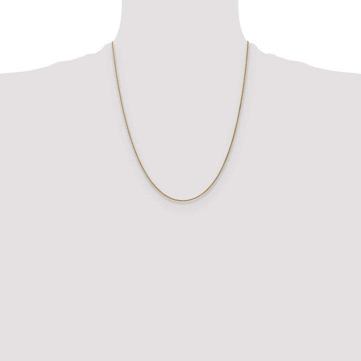 Gold 1.2mm Spiga (Wheat) Chain, 22" - Chain - Design Jewellers Edmonton