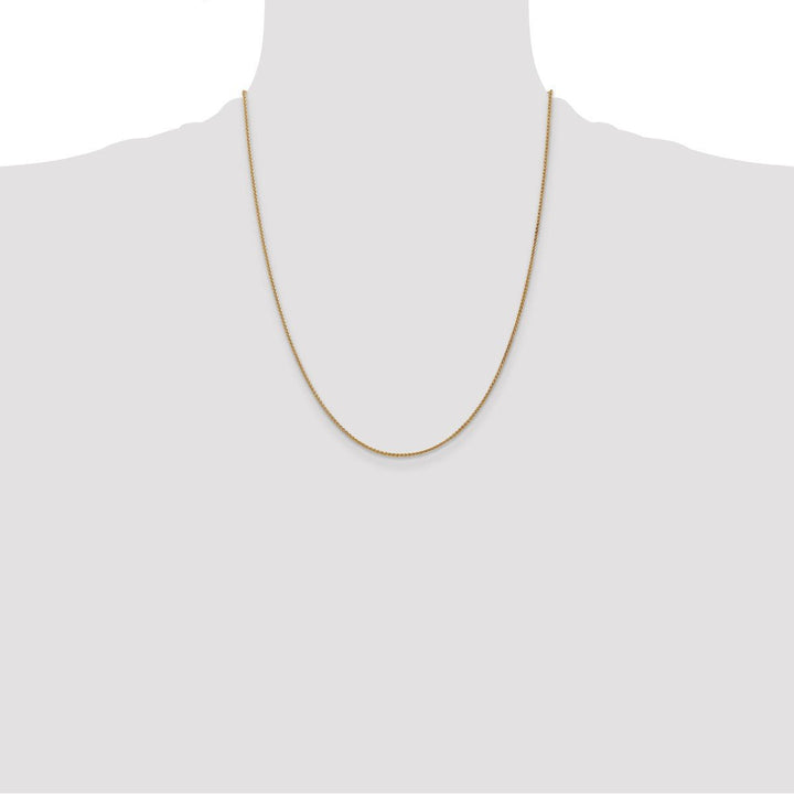 Gold 1.2mm Spiga (Wheat) Chain, 22" - Chain - Design Jewellers Edmonton