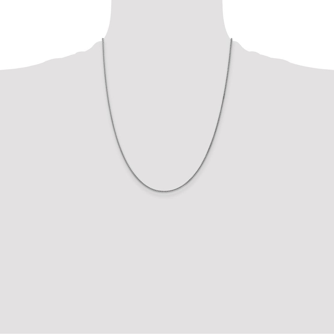 Gold 1.2mm Spiga (Wheat) Chain, 22
