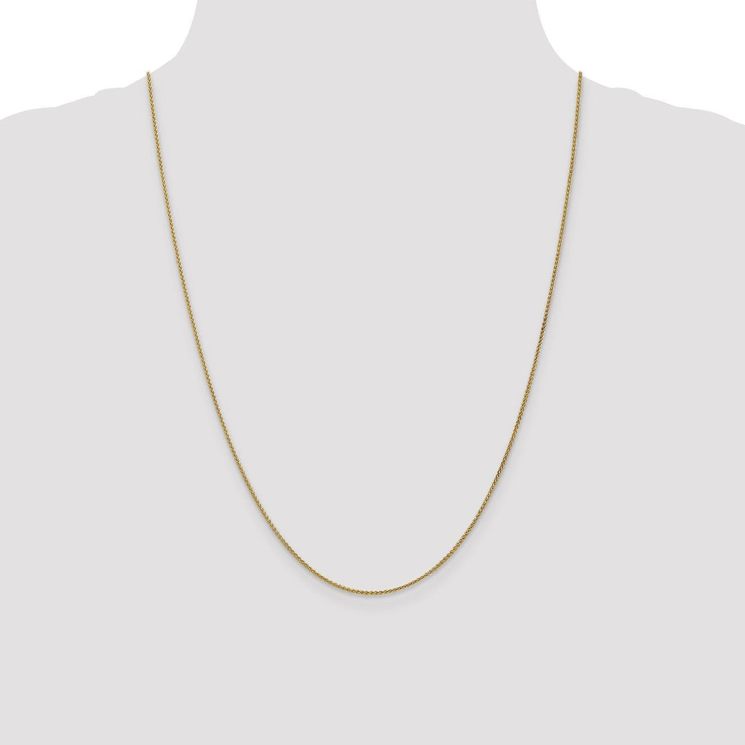 Gold 1.2mm Spiga (Wheat) Chain, 24