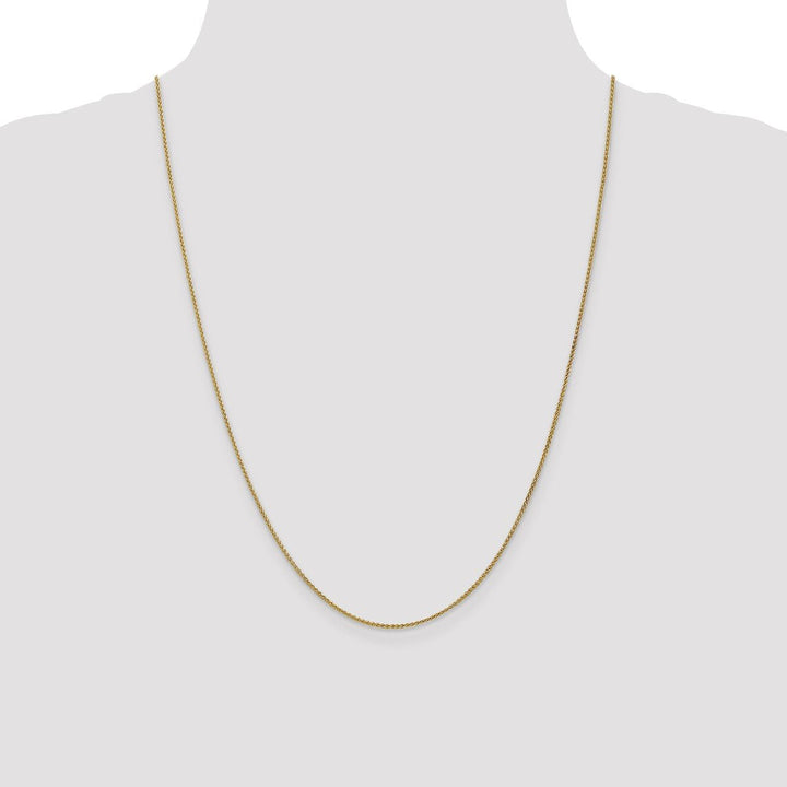 Gold 1.2mm Spiga (Wheat) Chain, 24" - Chain - Design Jewellers Edmonton