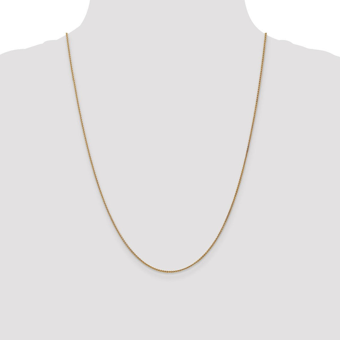 Gold 1.2mm Spiga (Wheat) Chain, 24