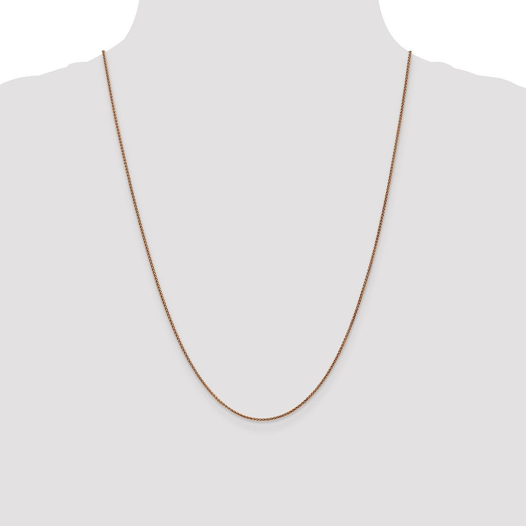 Gold 1.2mm Spiga (Wheat) Chain, 24