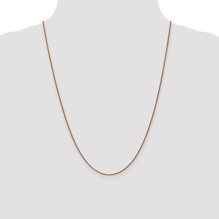 Gold 1.2mm Spiga (Wheat) Chain, 24" - Chain - Design Jewellers Edmonton