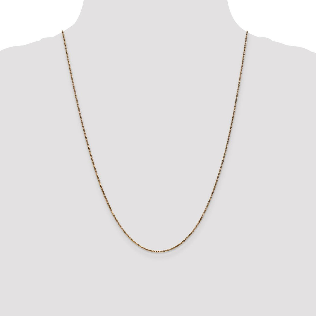Gold 1.2mm Spiga (Wheat) Chain, 24