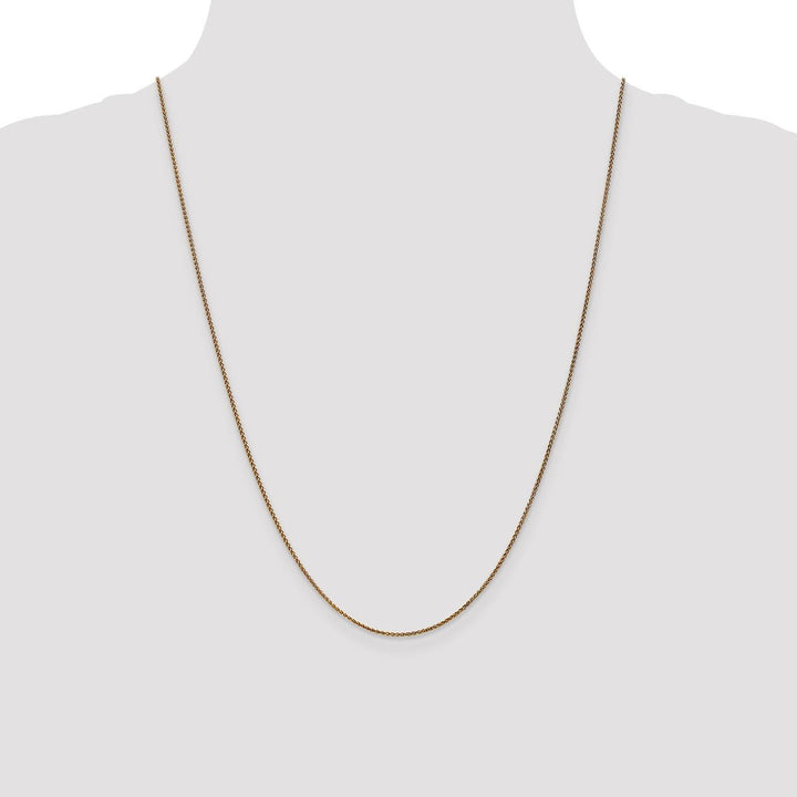 Gold 1.2mm Spiga (Wheat) Chain, 24" - Chain - Design Jewellers Edmonton