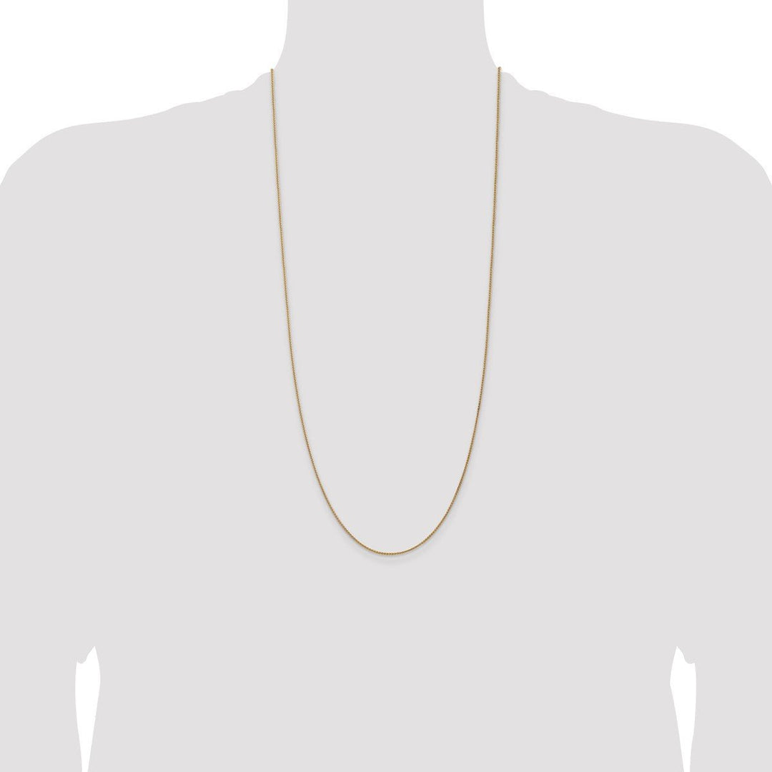 Gold 1.2mm Spiga (Wheat) Chain, 30