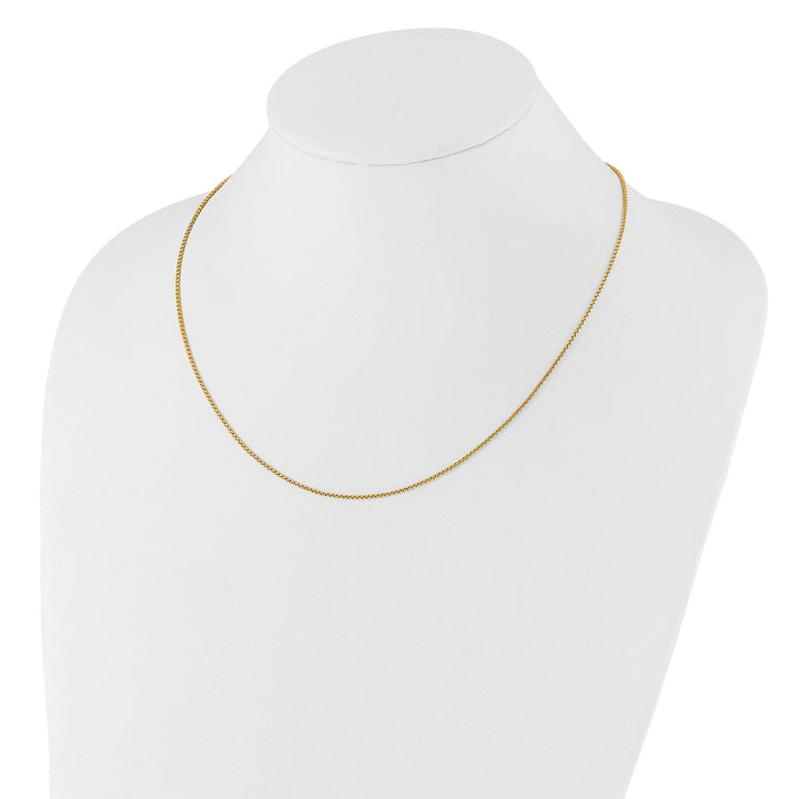 Gold 1.35mm Box Chain, 22" - Chain - Design Jewellers Edmonton