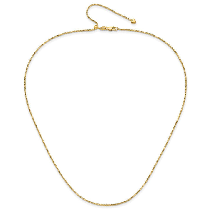 Gold 1.35mm Box Chain, 22" - Chain - Design Jewellers Edmonton