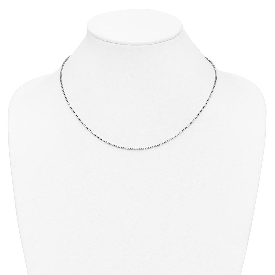 Gold 1.3mm Box Chain, 18