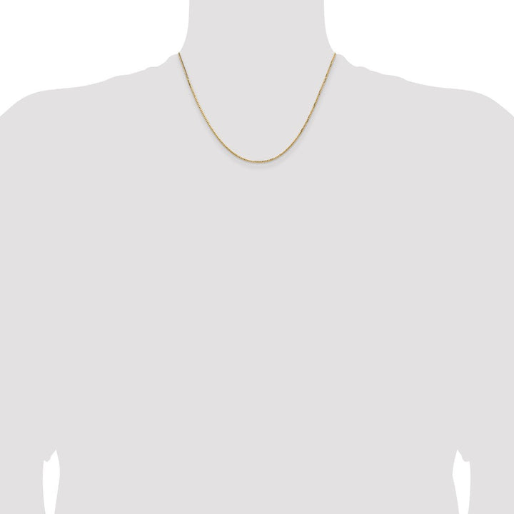 Gold 1.3mm Box Chain, 18" - Chain - Design Jewellers Edmonton