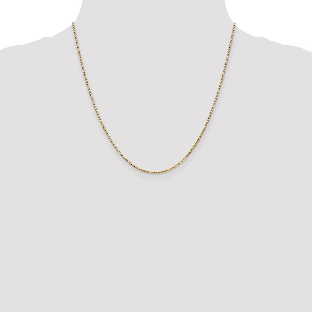 Gold 1.3mm Box Chain, 20