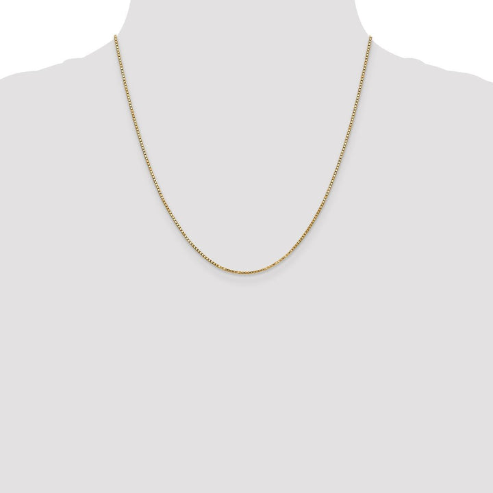 Gold 1.3mm Box Chain, 20" - Chain - Design Jewellers Edmonton