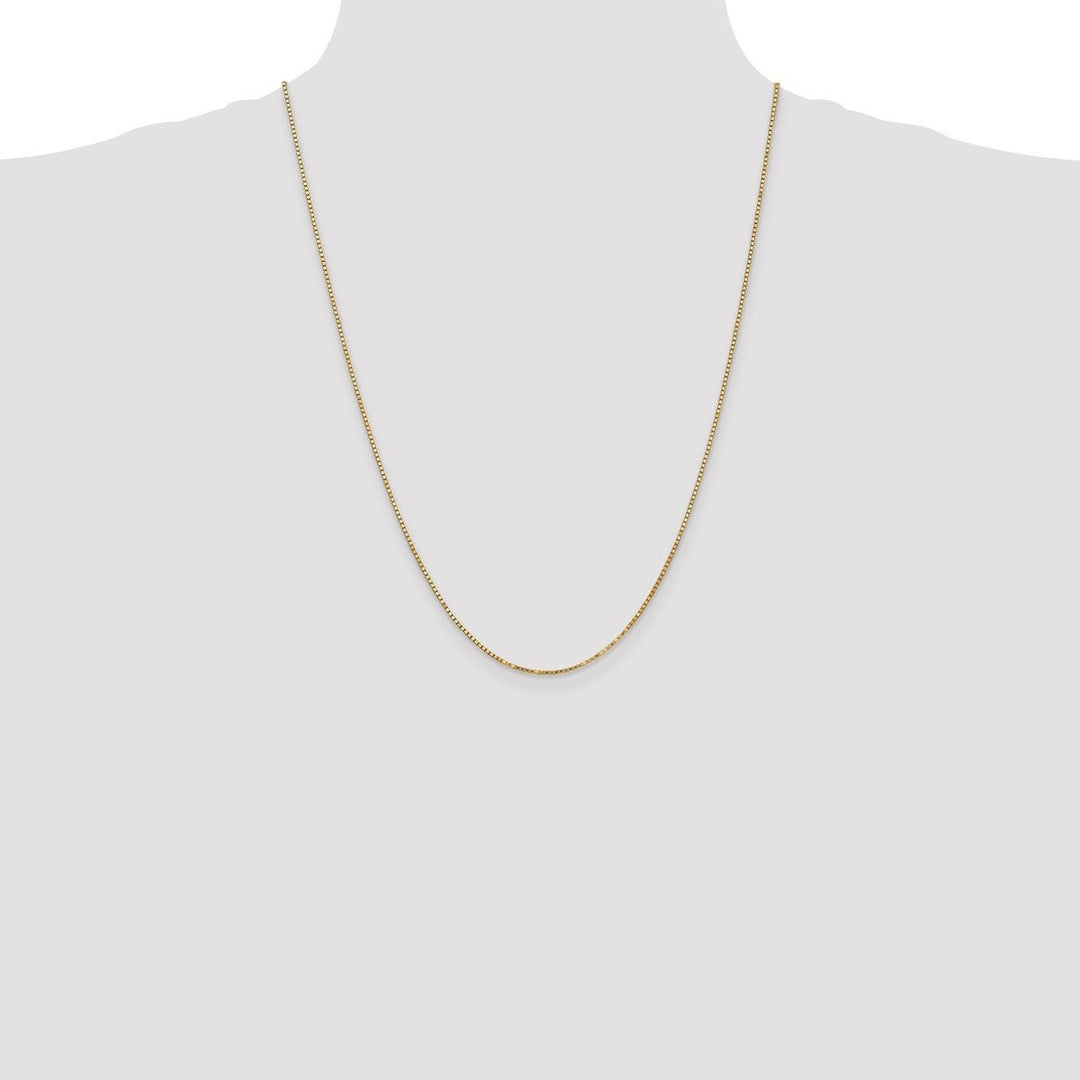 Gold 1.3mm Box Chain, 24