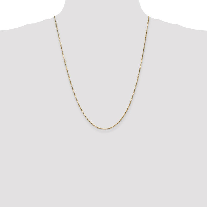 Gold 1.3mm Box Chain, 24" - Chain - Design Jewellers Edmonton