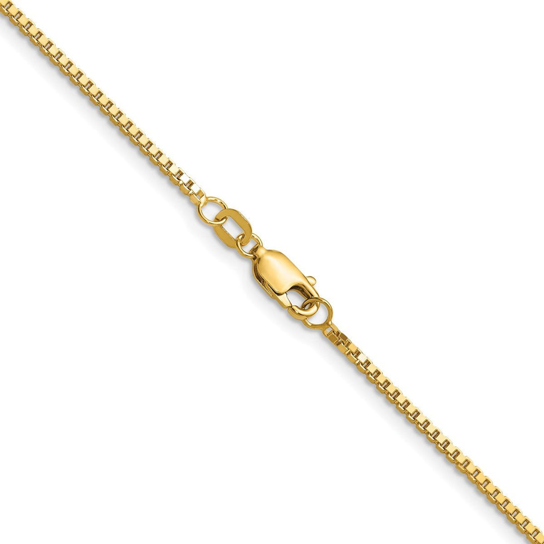 Gold 1.3mm Box Chain, 24