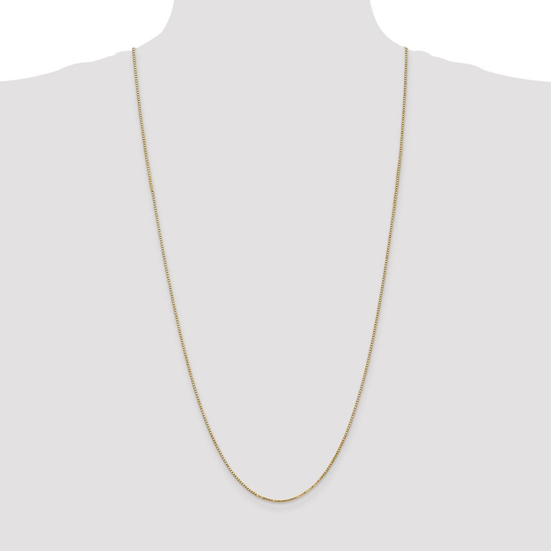 Gold 1.3mm Box Chain, 30