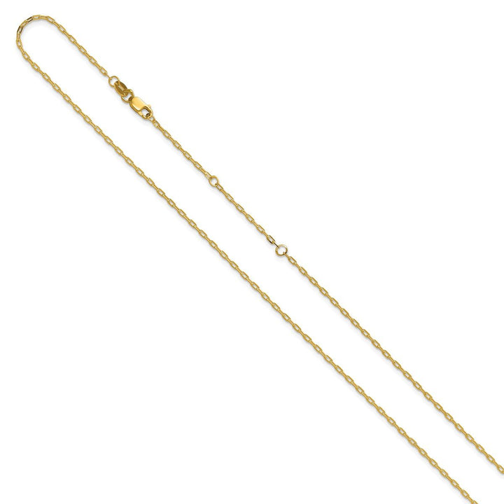 Gold 1.3mm Cable Chain, 16" - Chain - Design Jewellers Edmonton