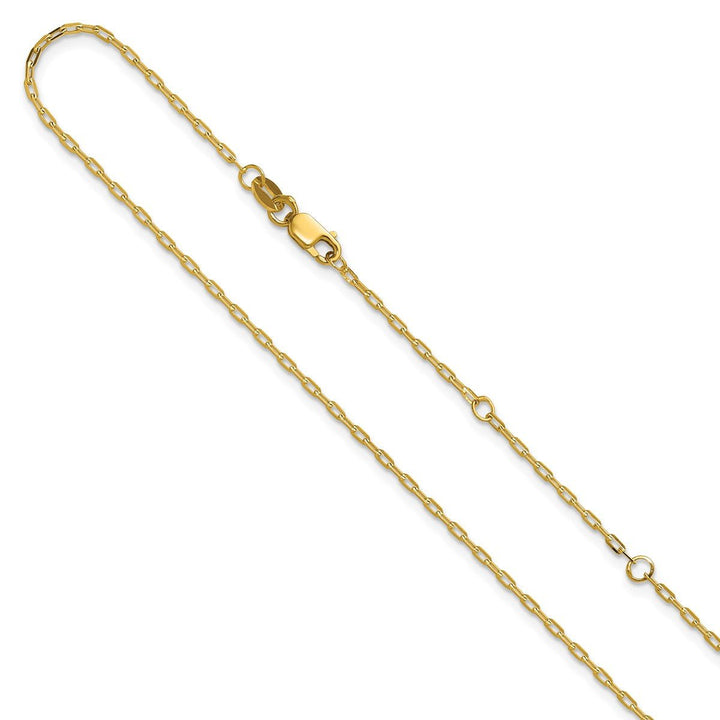 Gold 1.3mm Cable Chain, 16" - Chain - Design Jewellers Edmonton