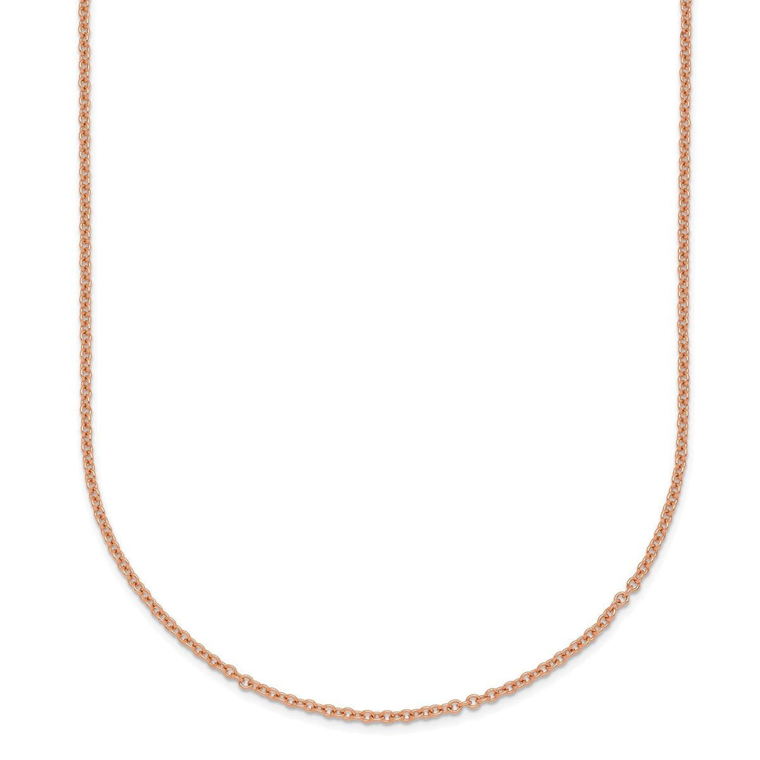 Gold 1.3mm Cable Chain, 16"