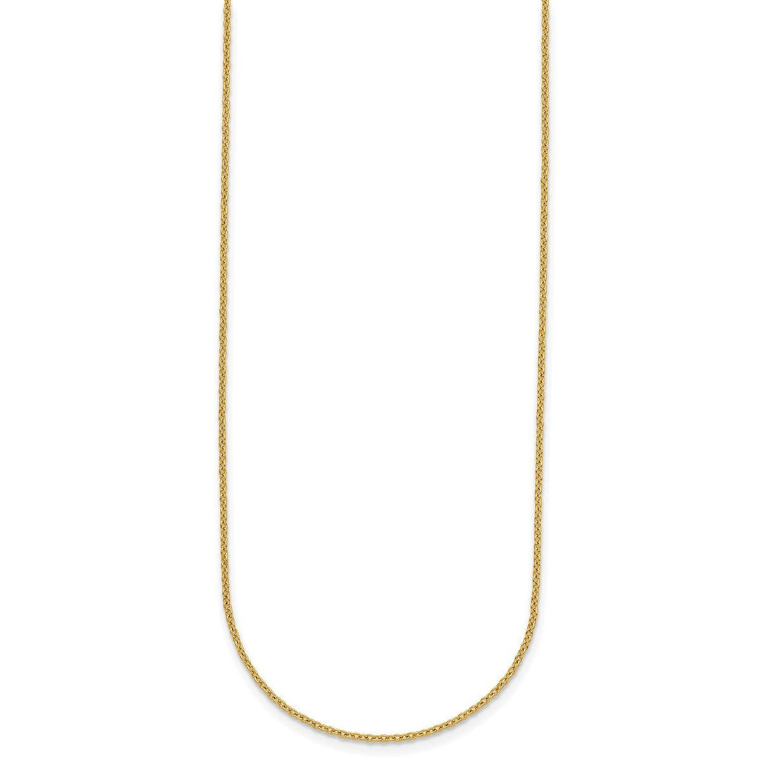 Gold 1.3mm Cable Chain, 16