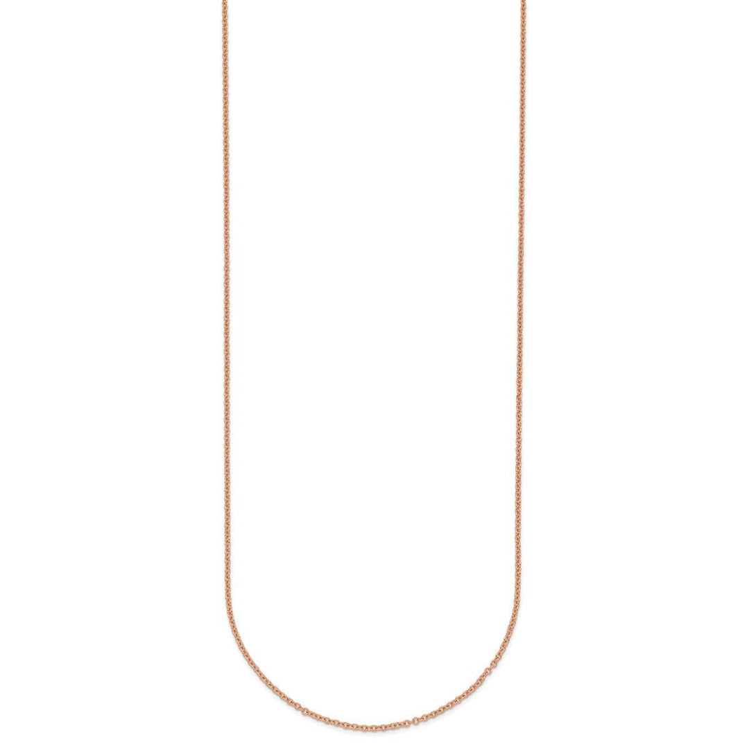Gold 1.3mm Cable Chain, 16