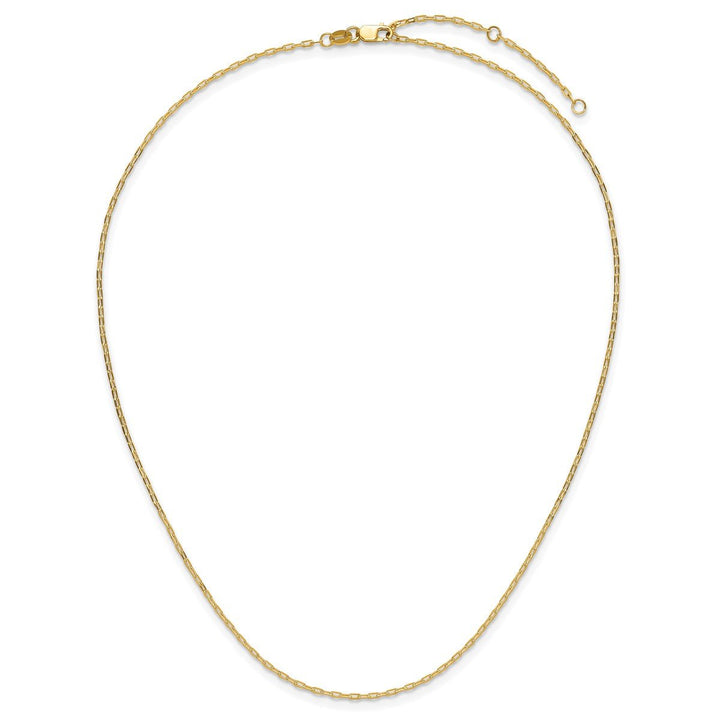 Gold 1.3mm Cable Chain, 16" - Chain - Design Jewellers Edmonton