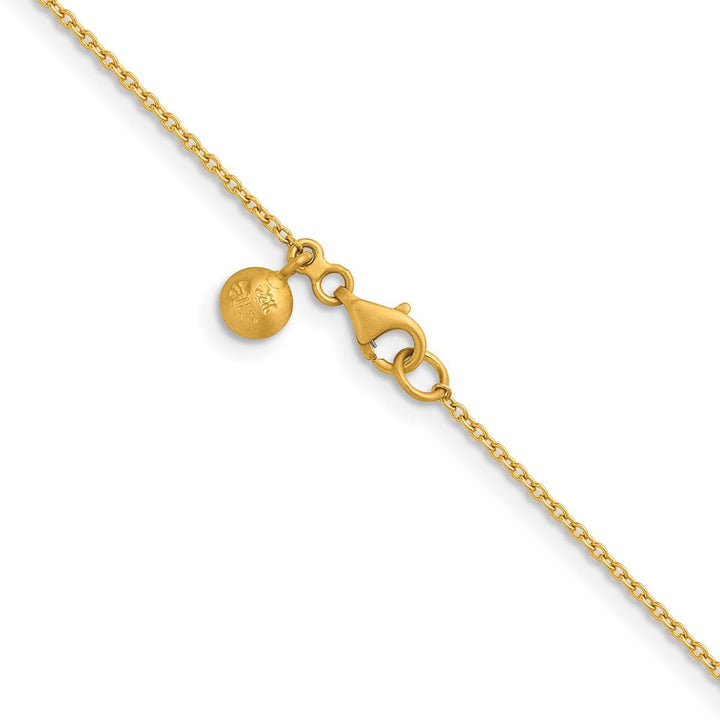 Gold 1.3mm Cable Chain, 16" - Chain - Design Jewellers Edmonton