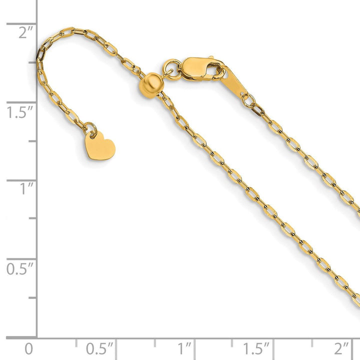 Gold 1.3mm Cable Chain, 22" - Chain - Design Jewellers Edmonton