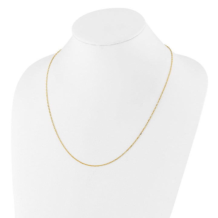 Gold 1.3mm Cable Chain, 22" - Chain - Design Jewellers Edmonton