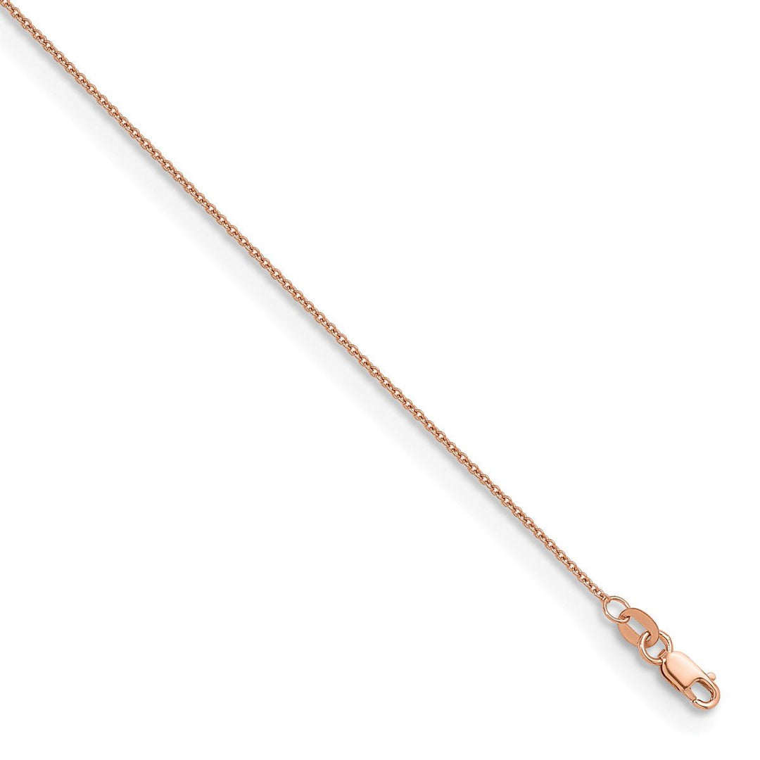 Gold 1.3mm Cable Chain, 22"