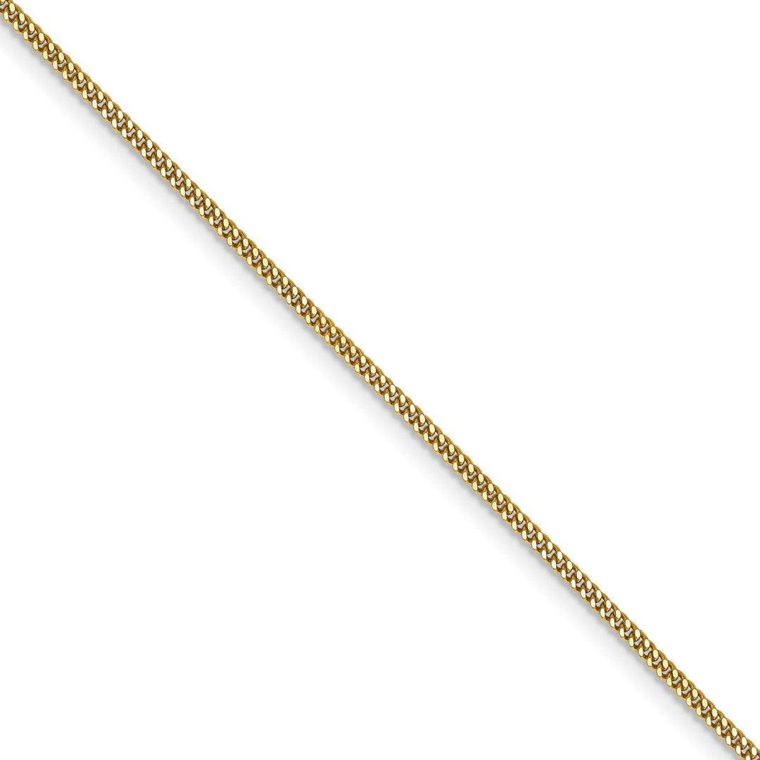 Gold 1.3mm Curb Chain, 100"