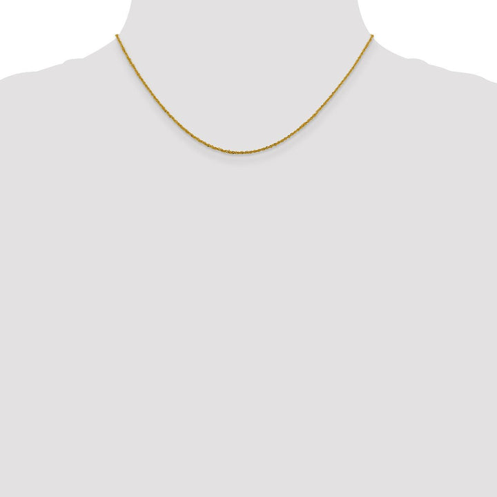 Gold 1.3mm Singapore Chain, 16" - Chain - Design Jewellers Edmonton