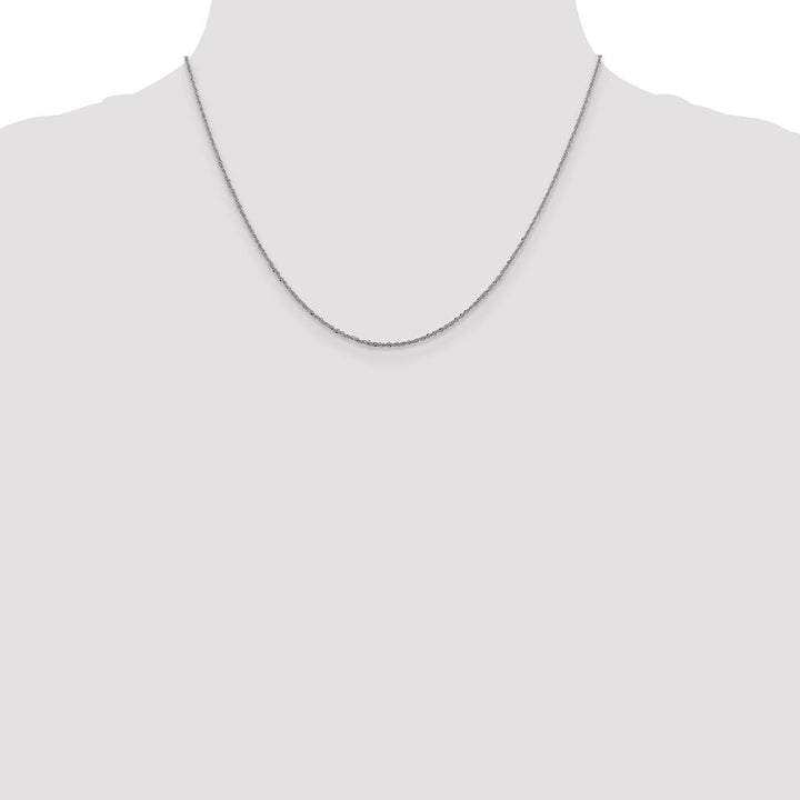 Gold 1.3mm Singapore Chain, 18" - Chain - Design Jewellers Edmonton