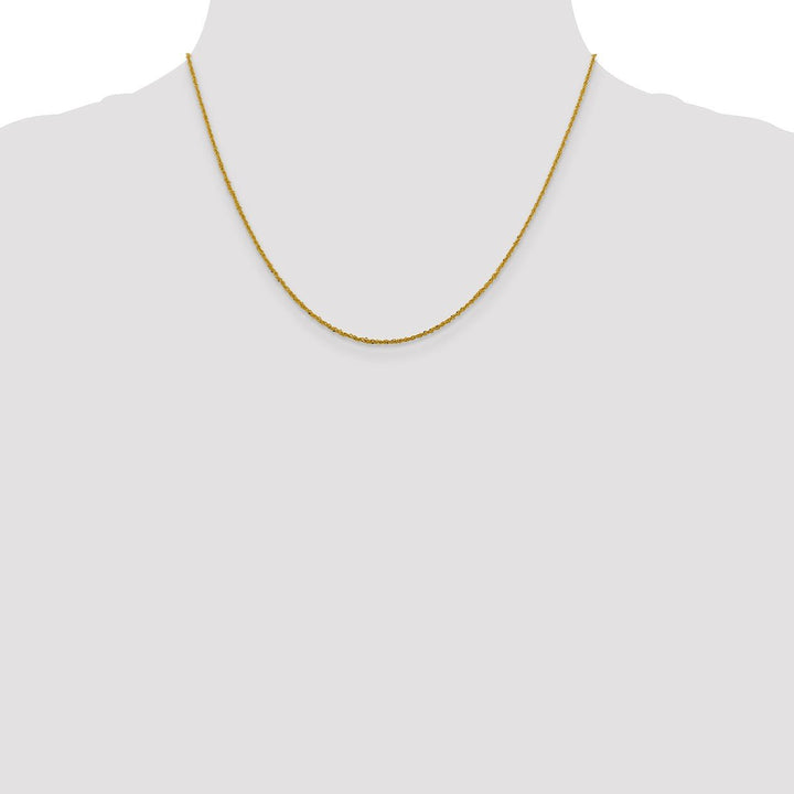 Gold 1.3mm Singapore Chain, 18" - Chain - Design Jewellers Edmonton