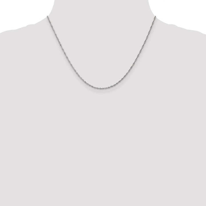 Gold 1.3mm Singapore Chain, 18" - Chain - Design Jewellers Edmonton