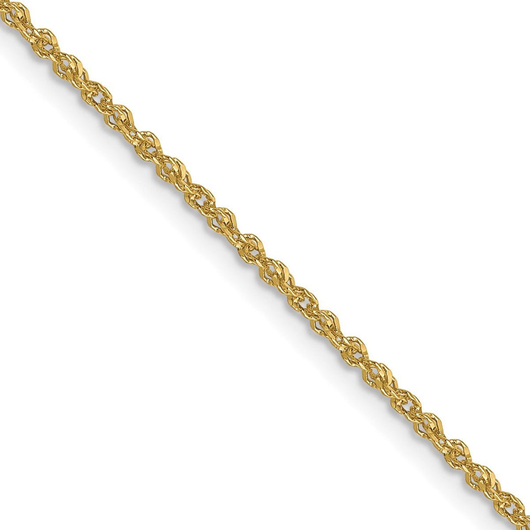 Gold 1.3mm Singapore Chain, 20"