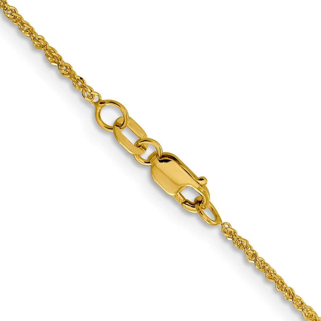 Gold 1.3mm Singapore Chain, 20