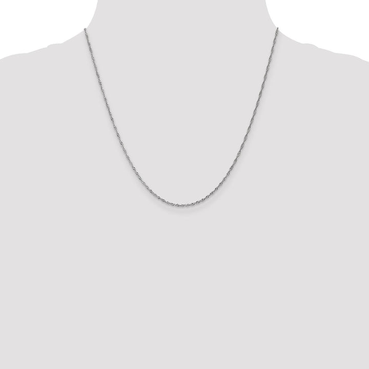 Gold 1.3mm Singapore Chain, 20" - Chain - Design Jewellers Edmonton
