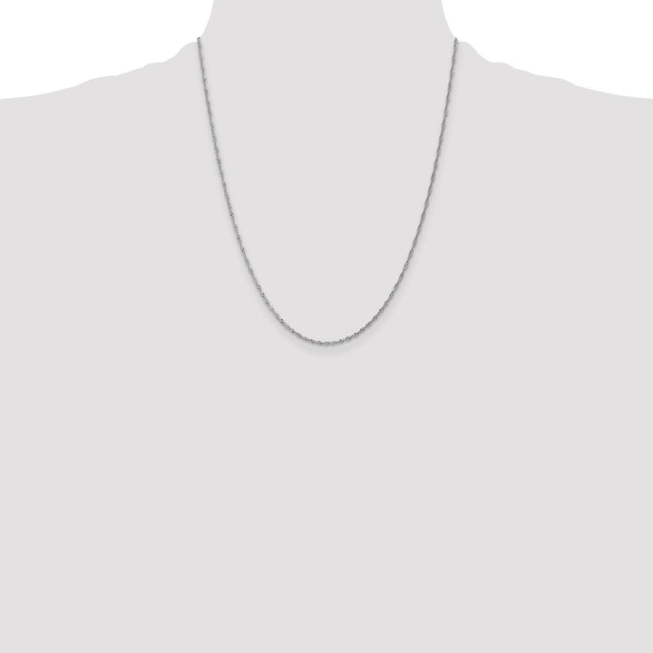 Gold 1.3mm Singapore Chain, 22" - Chain - Design Jewellers Edmonton